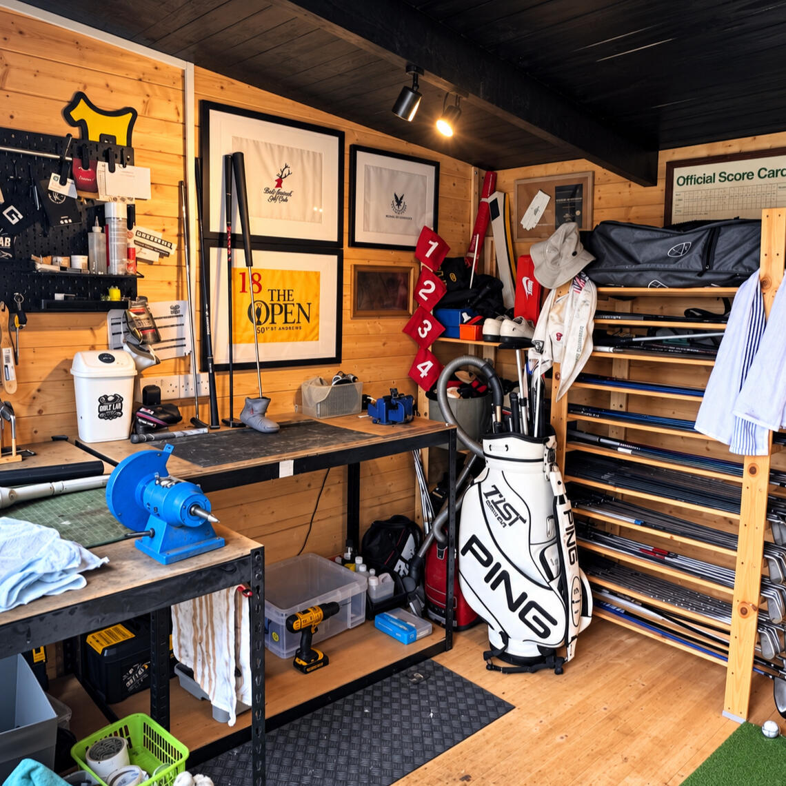Garage Golf Lab studio hero
