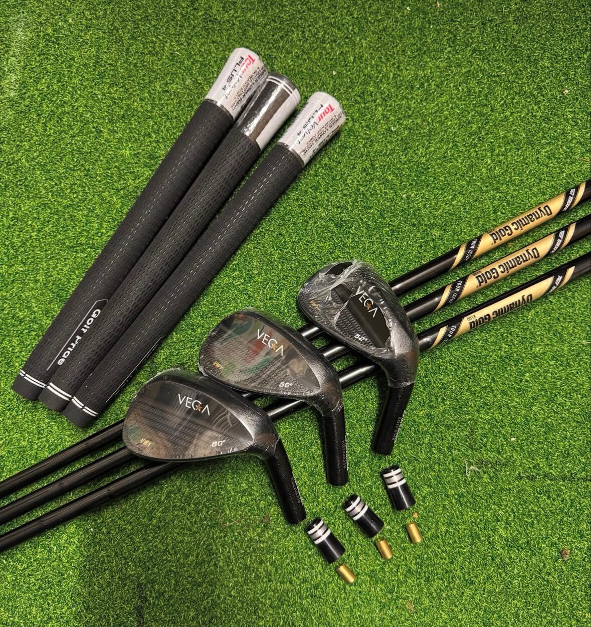 Individual clubs and complete sets built to your specifications, with carefully selected heads, shafts and grips.